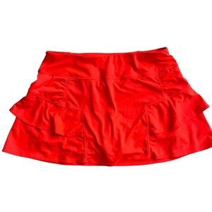 Athleta Red Skort